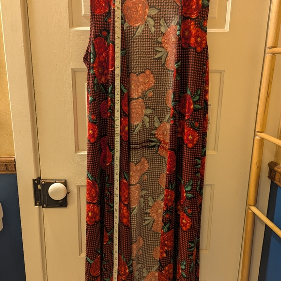 LuLaRoe "Joy" sleeveless duster, Small - Picture 8 of 10